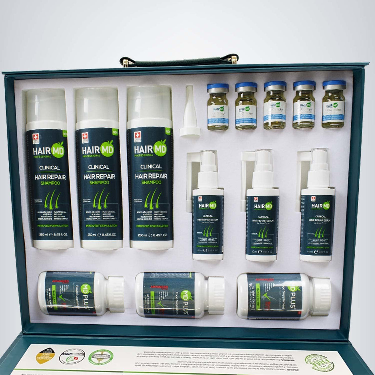 HairMD three-month hair repair treatment set
