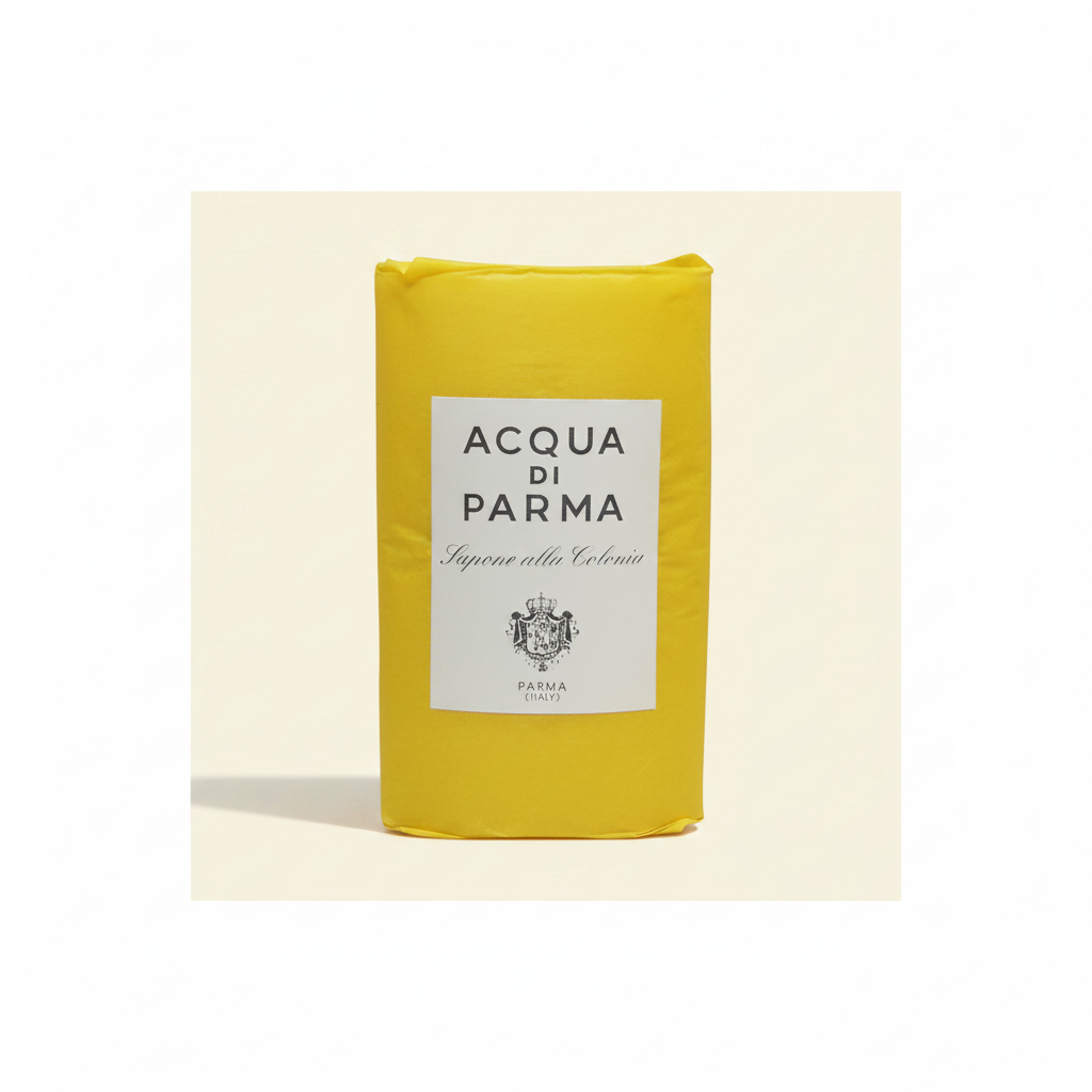 Acqua di Parma Alle Colonia Bar Soap 100g on cream background
