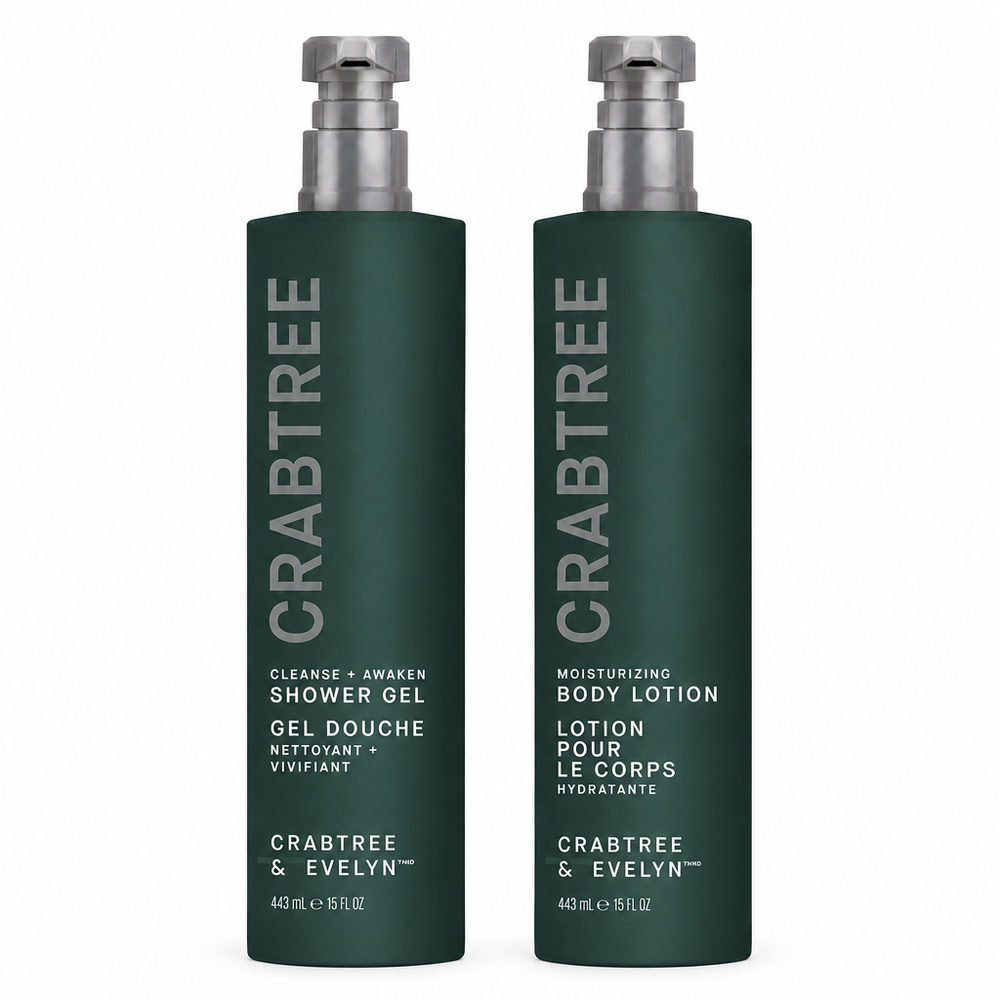Crabtree & Evelyn Shower Gel & Body Lotion Set — 443ml Each