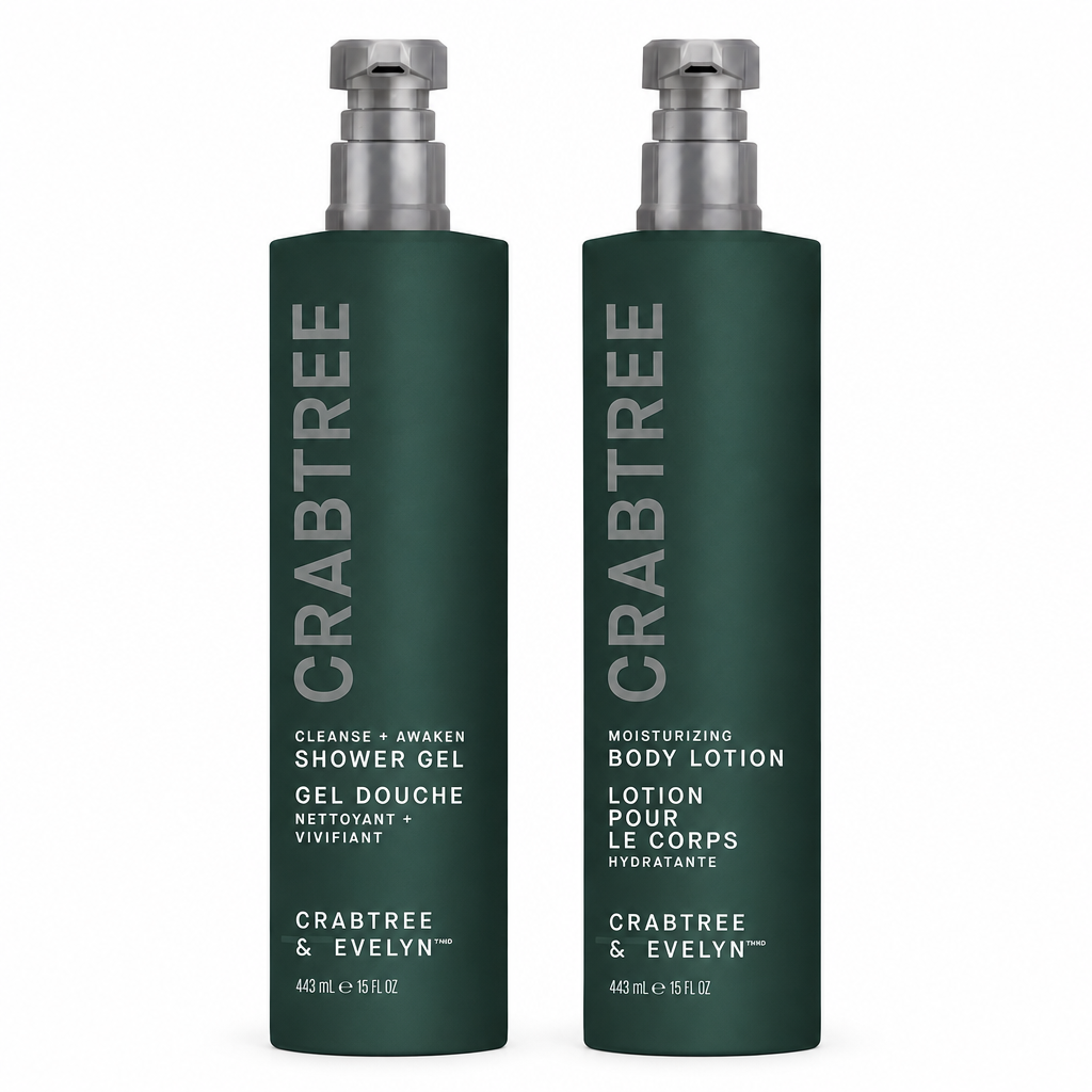 Crabtree & Evelyn Shower Gel & Body Lotion Set — 443ml Each