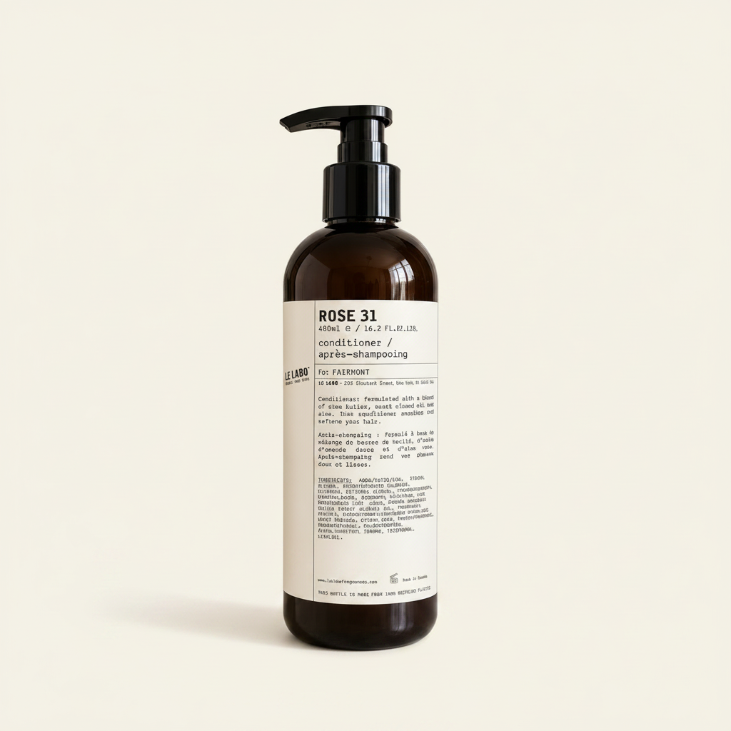 Le Labo Rose 31 Conditioner 480ml on cream background