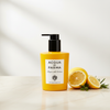 Acqua di Parma Alle Colonia Bath & Shower Gel 300ml lifestyle on cream marble with lemon and rosemary