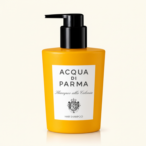 Acqua di Parma Alle Colonia Shampoo 300ml on cream background
