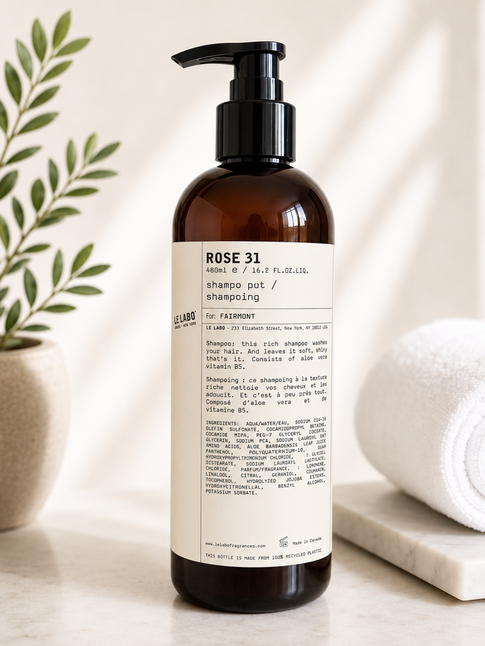 Le Labo Rose 31 Shampoo 480ml